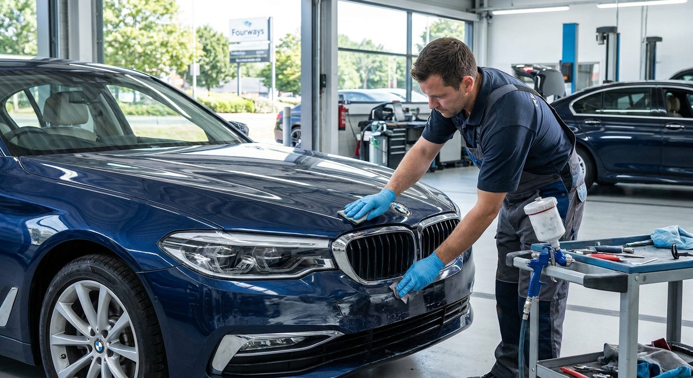 Bumper repair for BMW in Fourways