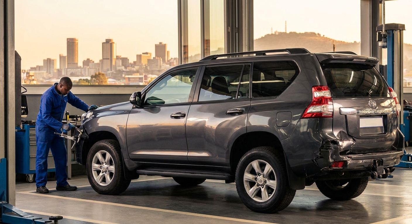 Bumper repair for SUVs in Johannesburg