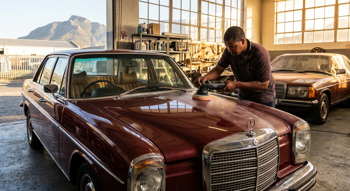 Car paint restoration for older vehicles in South Africa