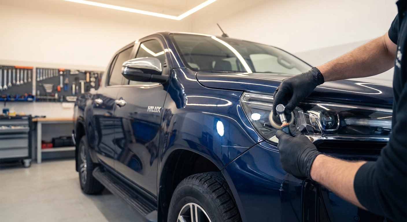 Scratch and dent repair for Toyota Hilux