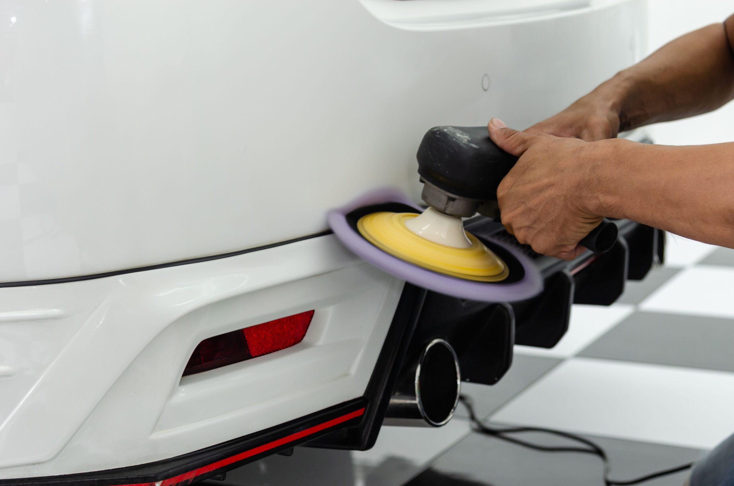 Professional repairs and detailing before listing a car for sale.